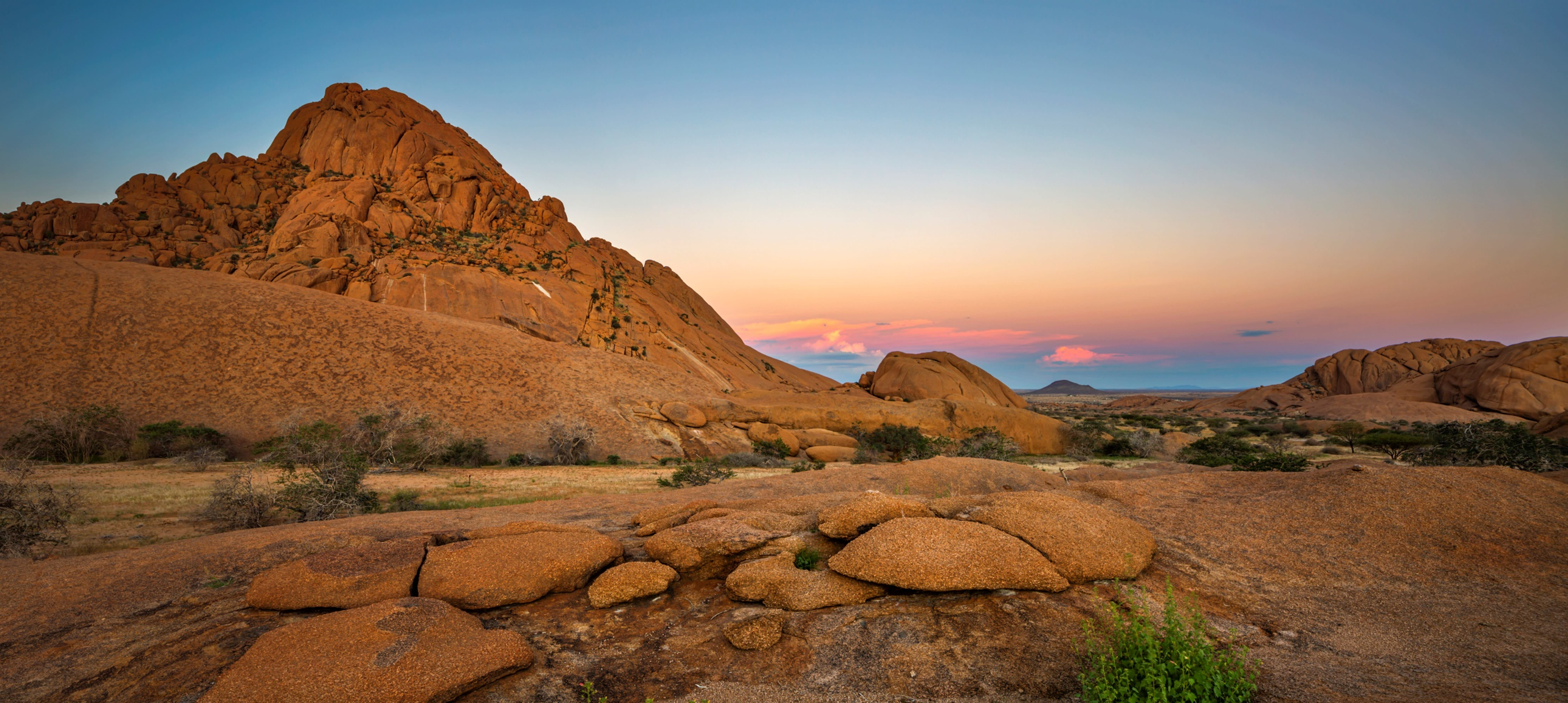 Desert at sunset