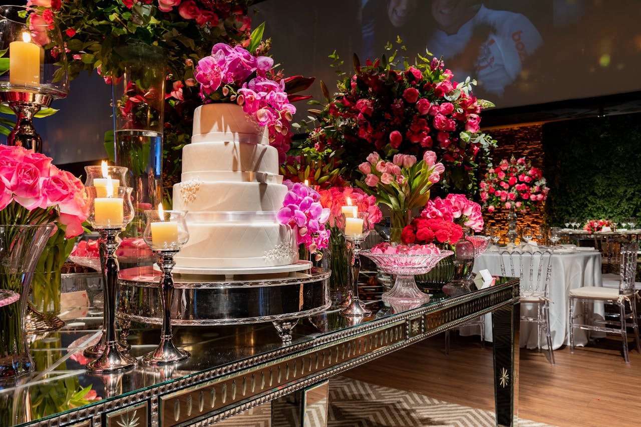 Photo by Matheus Bertelli: https://www.pexels.com/photo/wedding-cake-in-close-up-16120204/ 