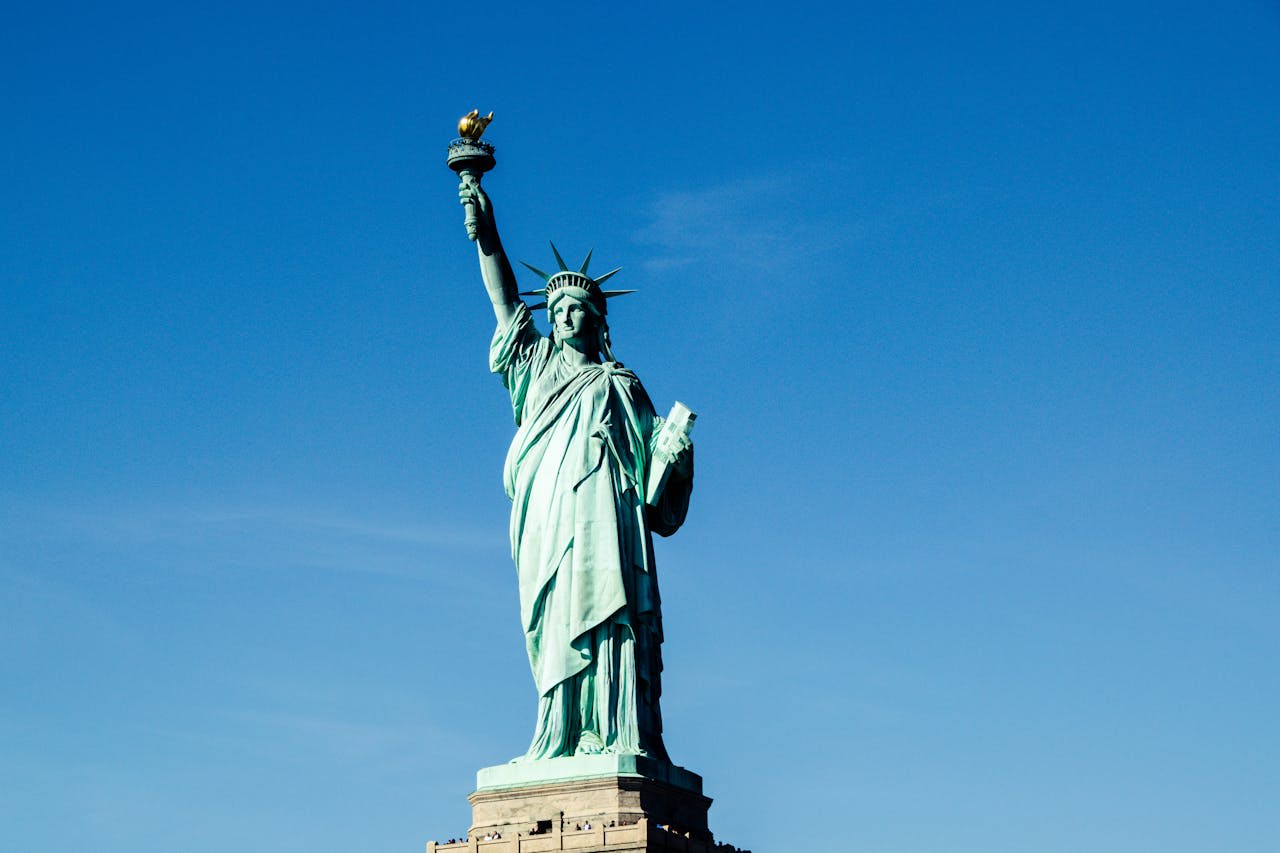 Photo by Matthis Volquardsen: https://www.pexels.com/photo/statue-of-liberty-2179602/ 