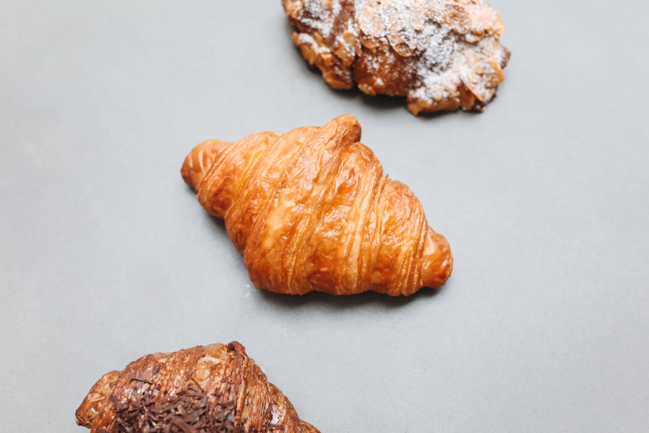 https://www.pexels.com/photo/close-up-photograph-of-different-kinds-of-croissants-4828315/  Photo by Polina Tankilevitch on Pexels 
