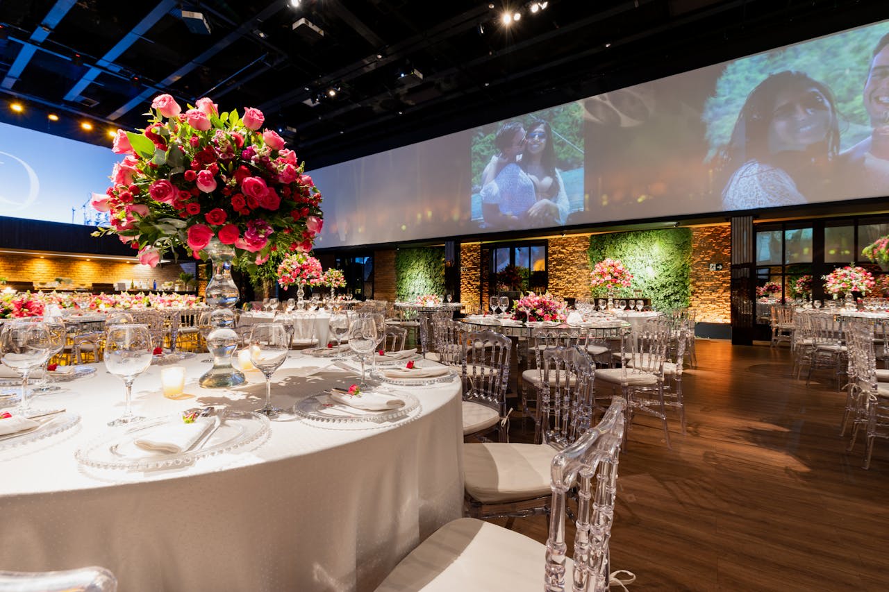 Photo by Matheus Bertelli: https://www.pexels.com/photo/tables-in-wedding-reception-venue-16120232/ 