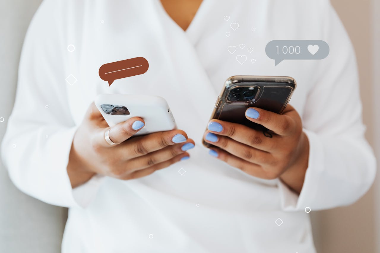 Photo by Photo By: Kaboompics.com: https://www.pexels.com/photo/person-holding-smartphones-6214965/