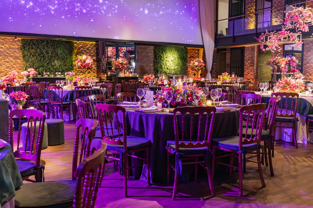Photo by Matheus Bertelli: https://www.pexels.com/photo/restaurant-interior-with-wedding-decorations-16935910/ 