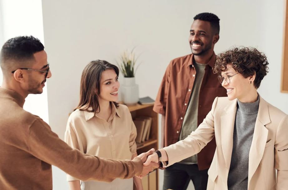 https://www.pexels.com/photo/photo-of-people-doing-handshakes-3184416/ Photo by fauxels on Pexels