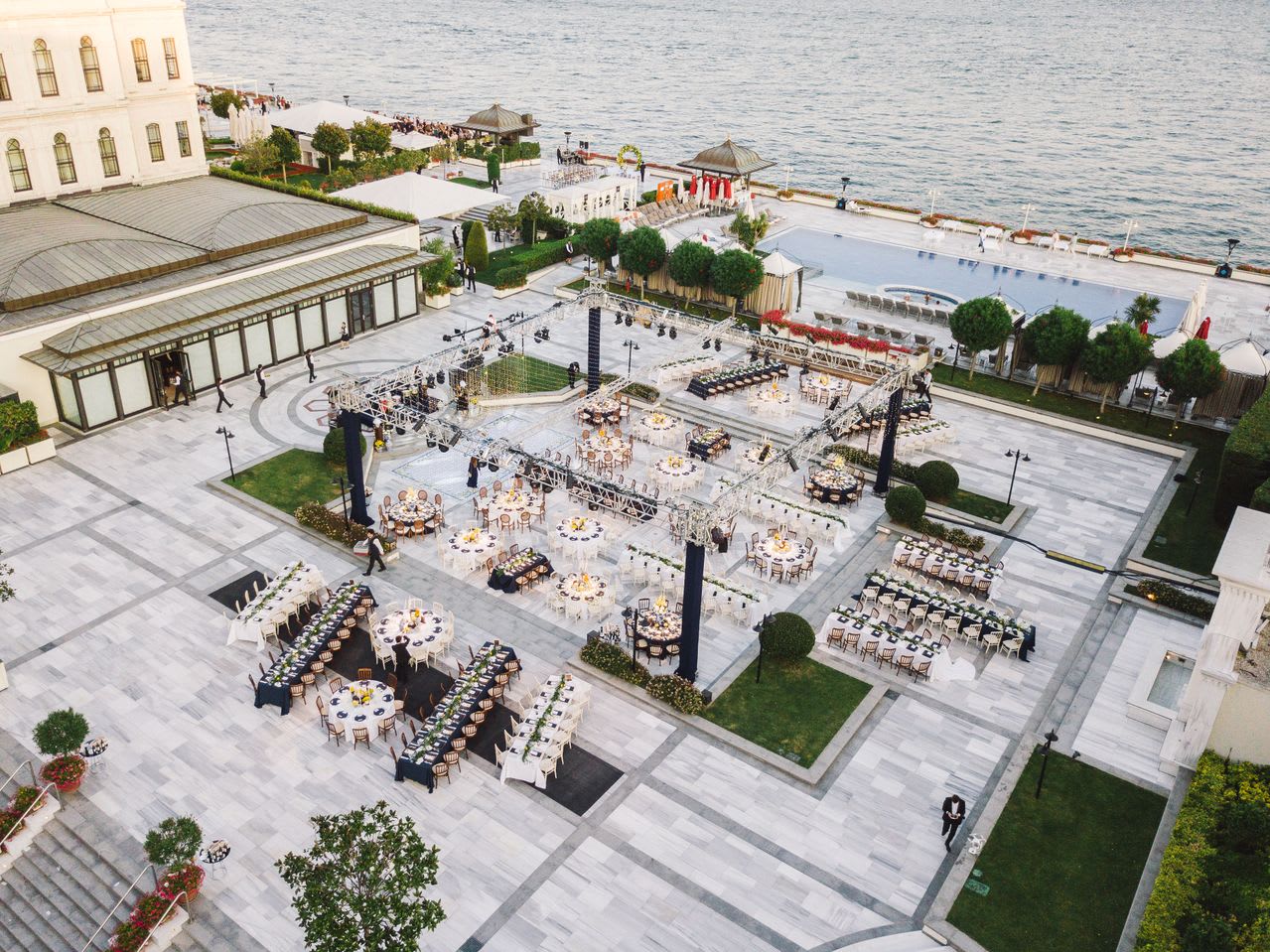 Photo by Enes &Ccedil;elik: https://www.pexels.com/photo/aerial-view-of-event-reception-settings-7748806/  