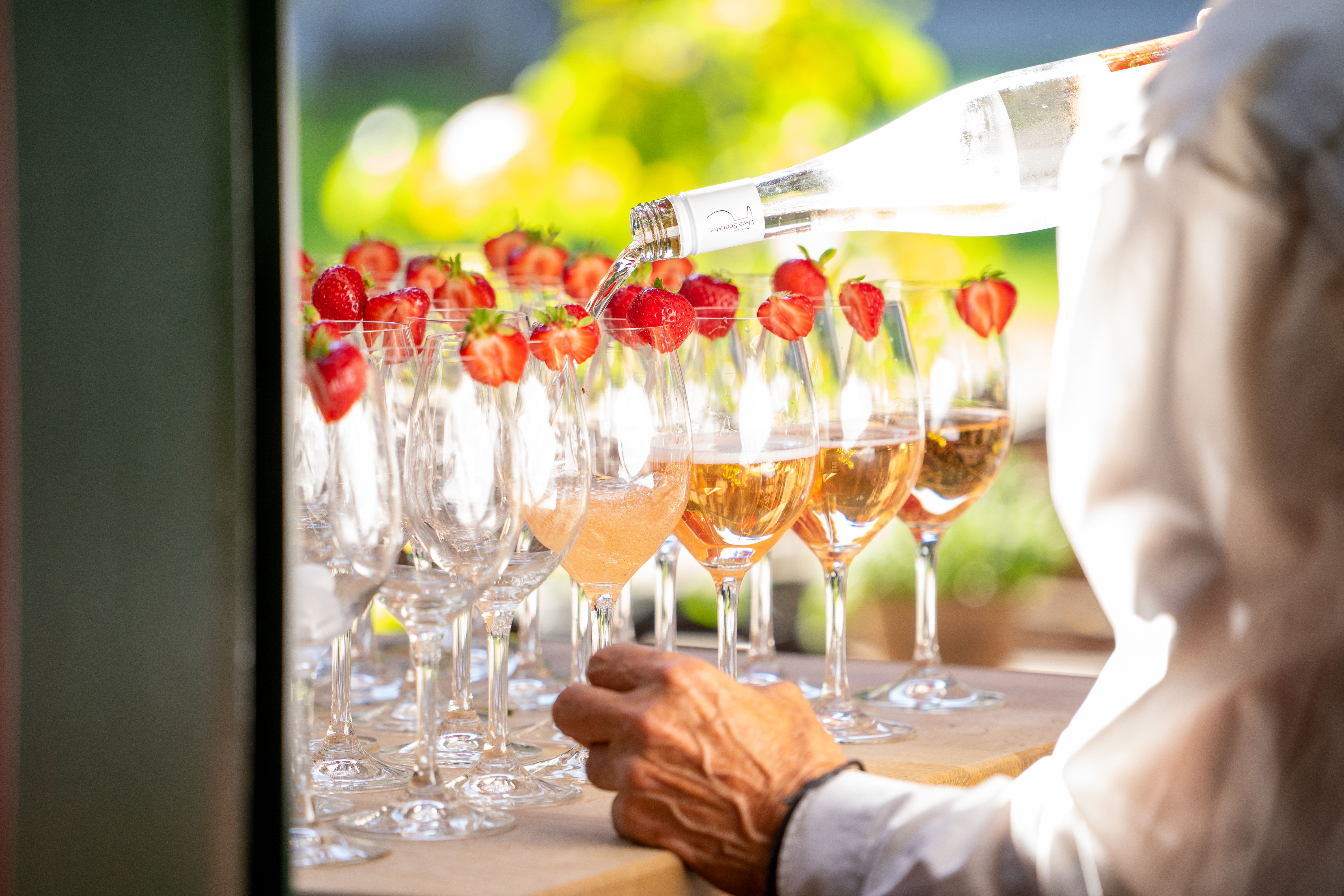 https://www.pexels.com/photo/fresh-strawberries-and-wine-at-outdoor-celebration-39005664/
