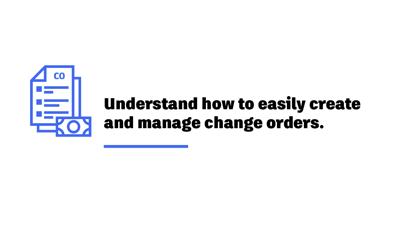 3. Change Order Creation