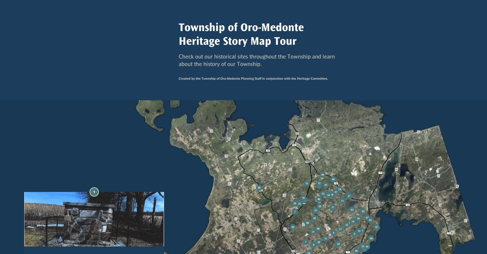 Community Map of Canada Spotlight: Oro-Medonte and their Heritage Story Map