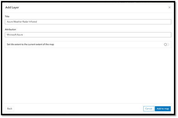 Screenshot of ArcGIS Online Webmap