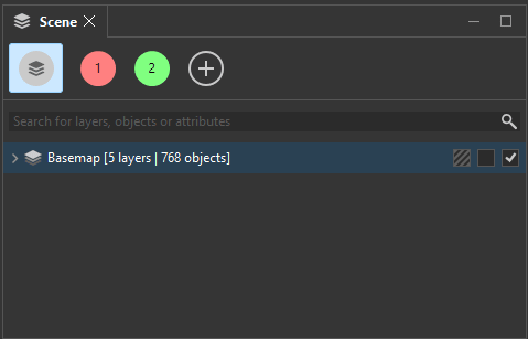 Add scenarios to your scene in the Scene Editor
