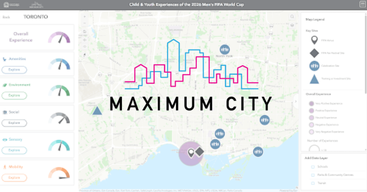 Maximum City receives Esri Canada’s Making a Difference Award | GIS Impact