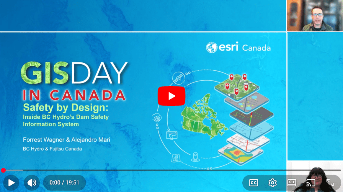 YouTube video screenshot: presentation by Forrest Wagner with BC Hydro