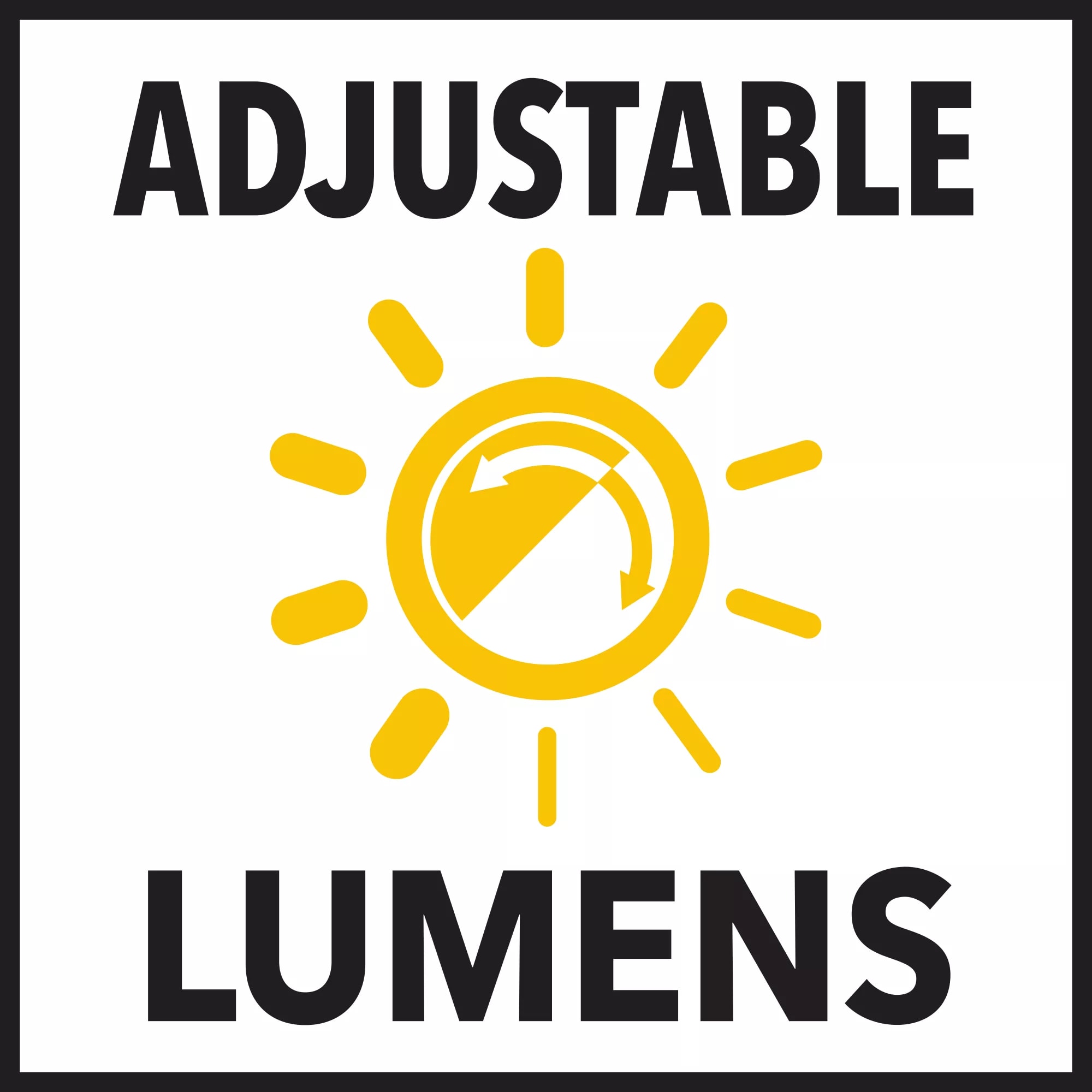 Adjustable Lumens