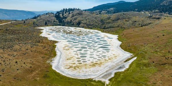 spotted lake in Canada