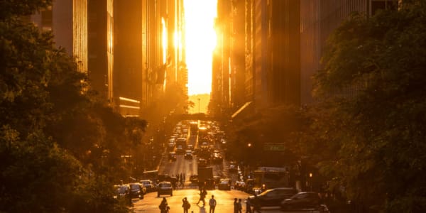 MANHATTANHENGE in New York City