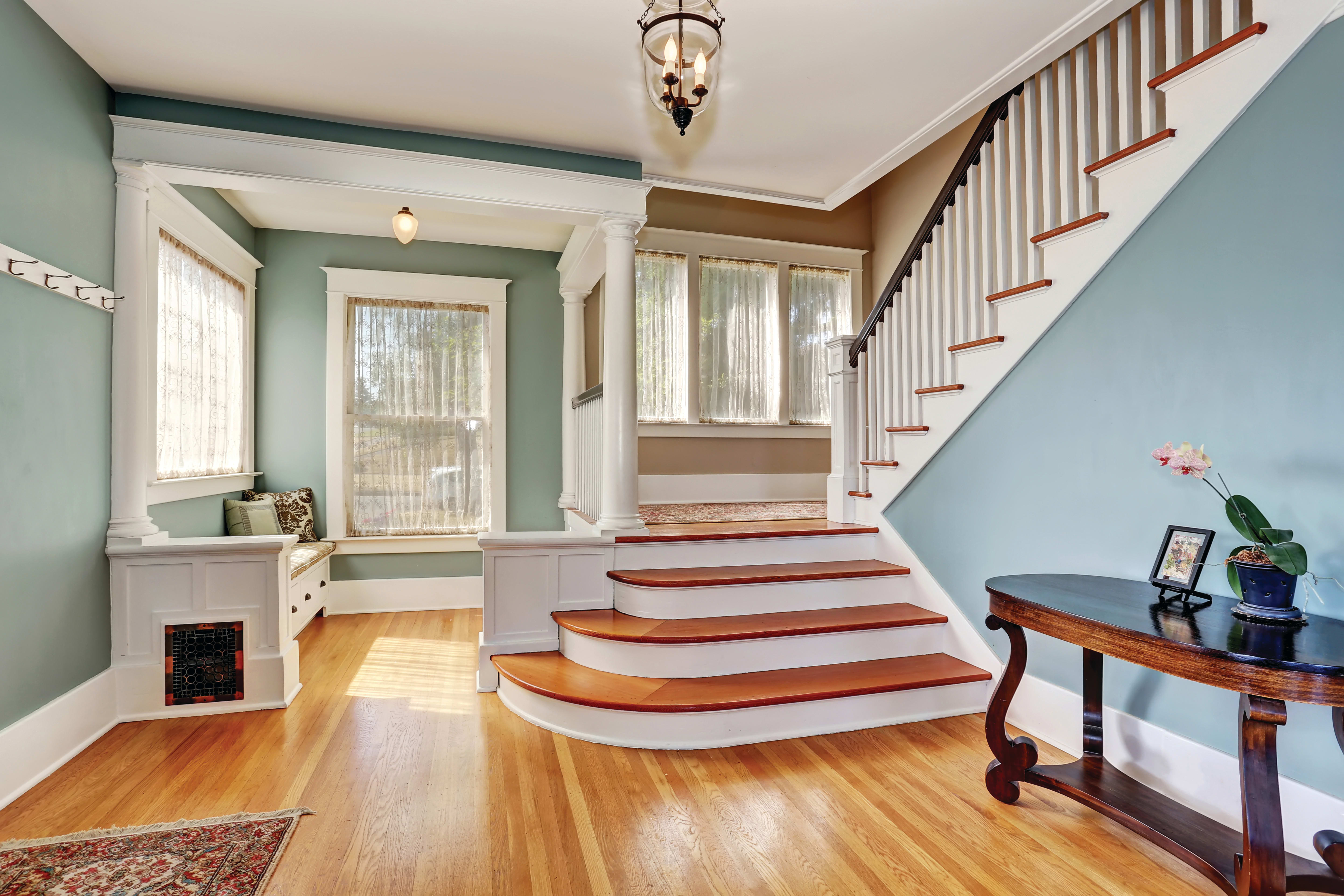 painted home interior