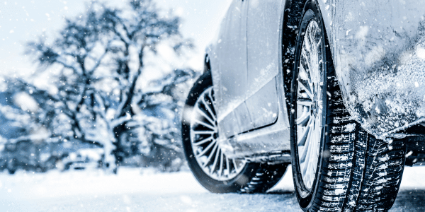 car during snow