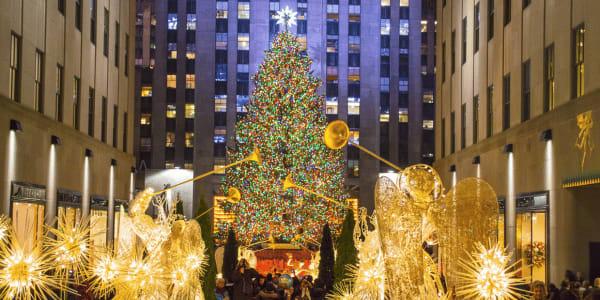 new york city at Christmas