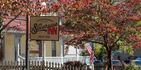 Old Storehouse Inn located close to the center of Dahlonega, Georgia's historic downtown