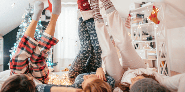 winter family pajama day