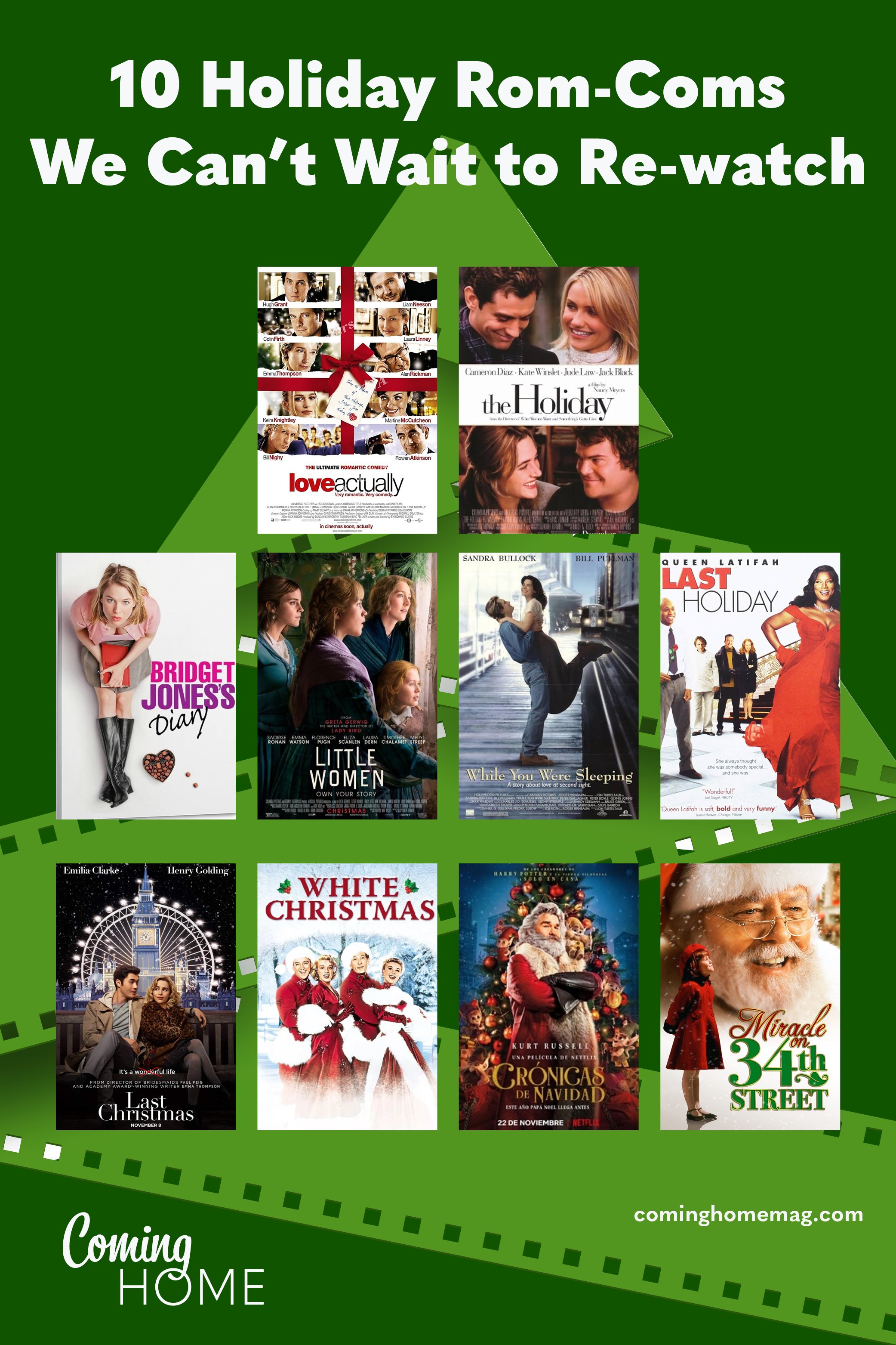 iconic holiday rom-coms we can't wait to rewatch movie covers