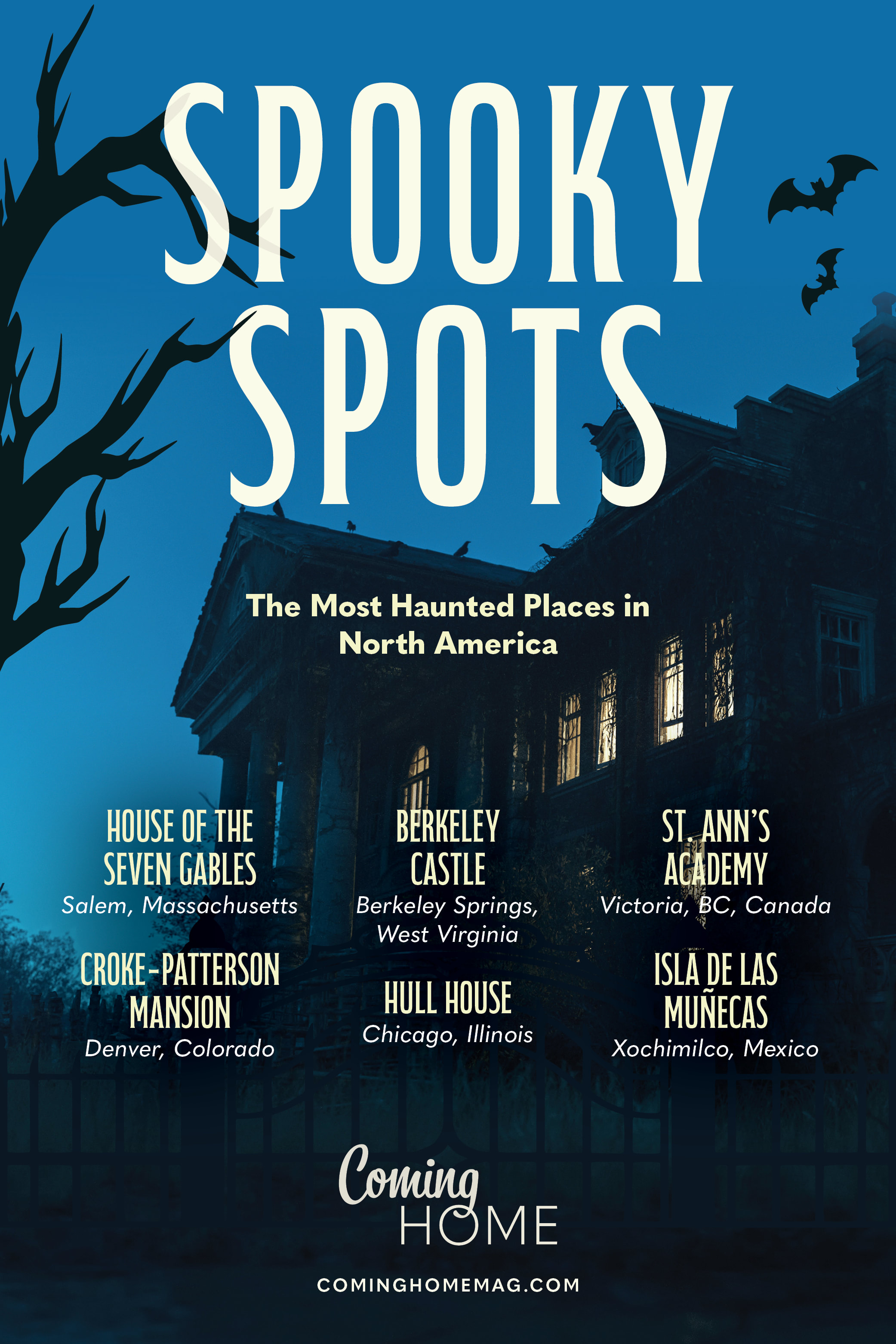 6 spooky spots in North America