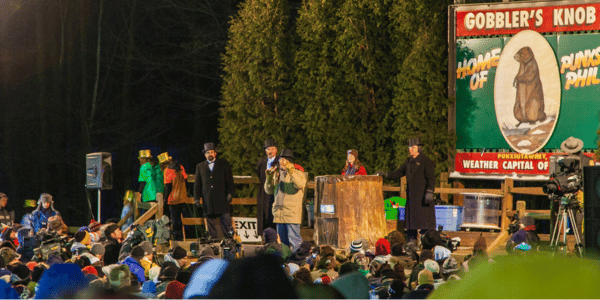 Groundhog day celebration in Pennsylvania 