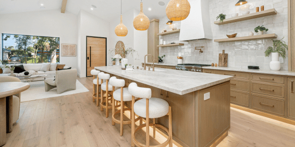 clean kitchen that smells good