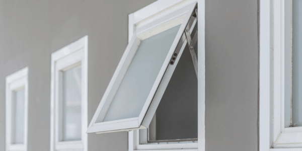 open awning window on home