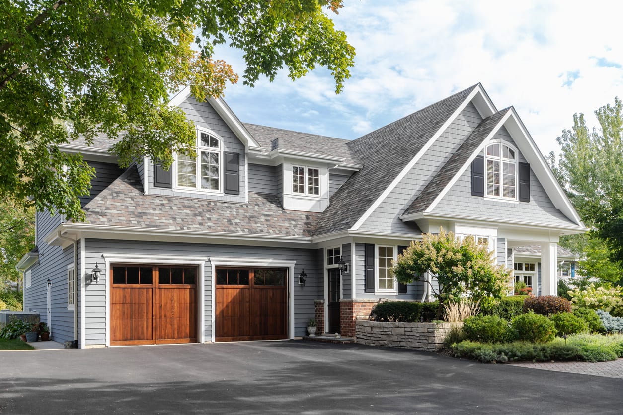 suburban home exterior 
