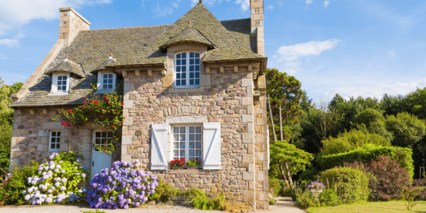 French style home in France