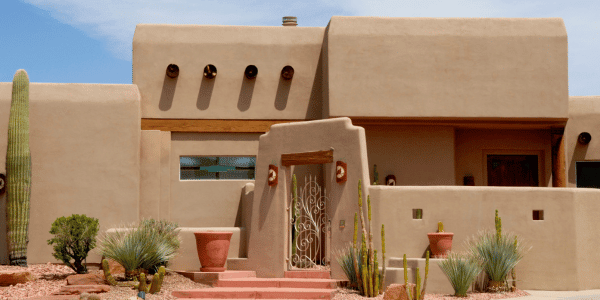 Southwest Adobe Home exterior 