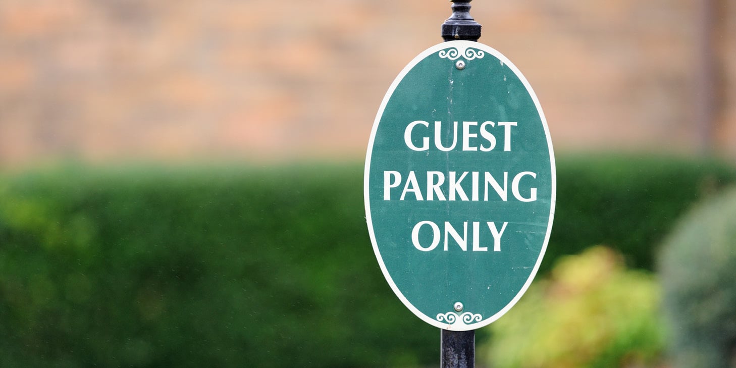 HOA guest parking sign
