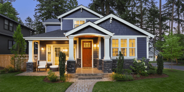 exterior of luxury home with good curb appeal