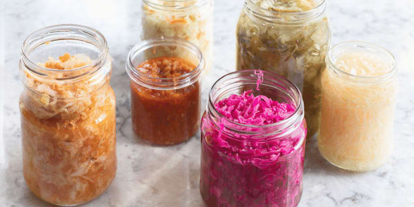 popular fermented foods in jars