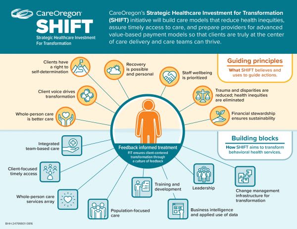 A graphic illustration of the SHIFT program's components