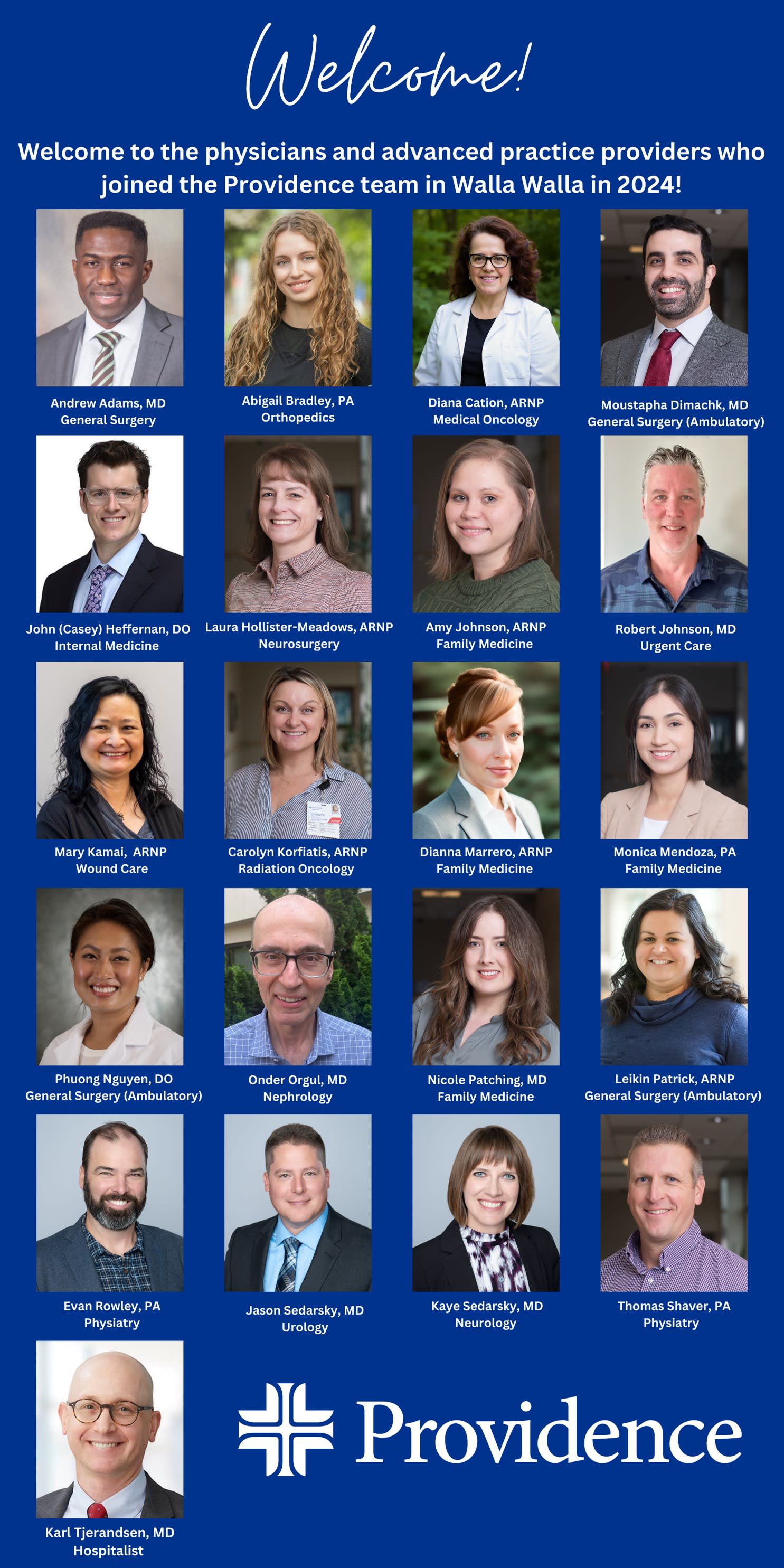 Providers recruited in 2024
