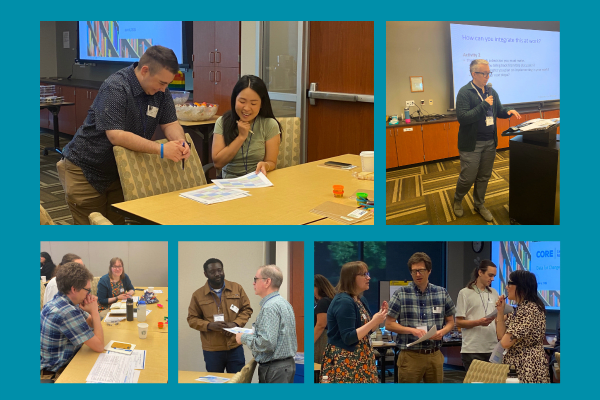 Attendees collaborating, sharing and presenting at the 2025 Data Summit