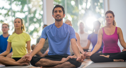 Basic Yoga class graphic