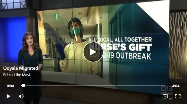 Q13 Fox News Video on Swedish Nurse Tatyana Huber.