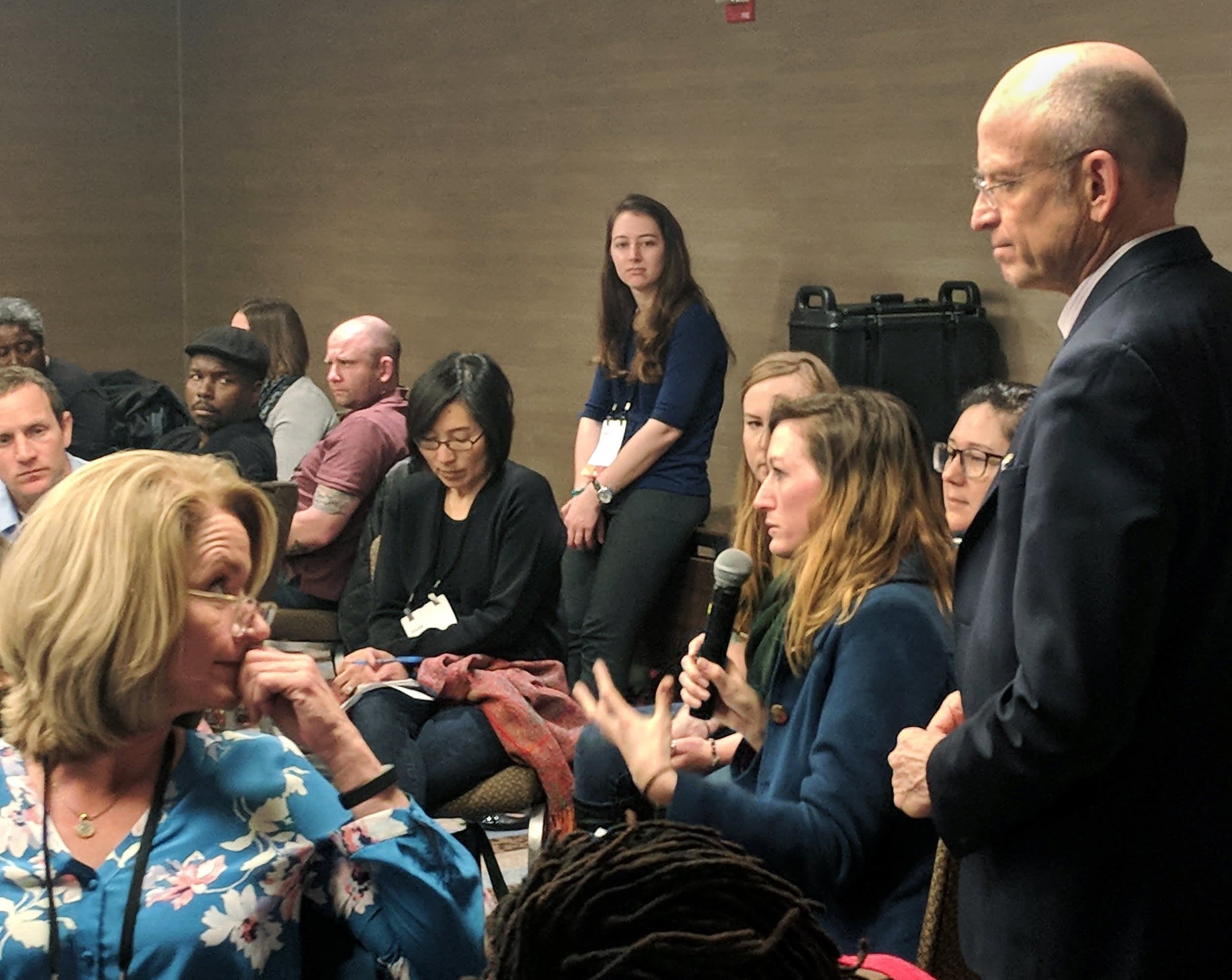 Mental Health professionals at a conference.