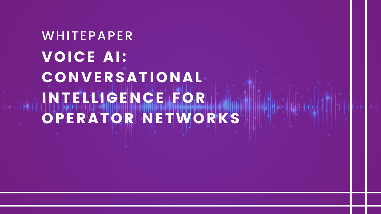 Voice AI: Conversational intelligence for Operator Networks
