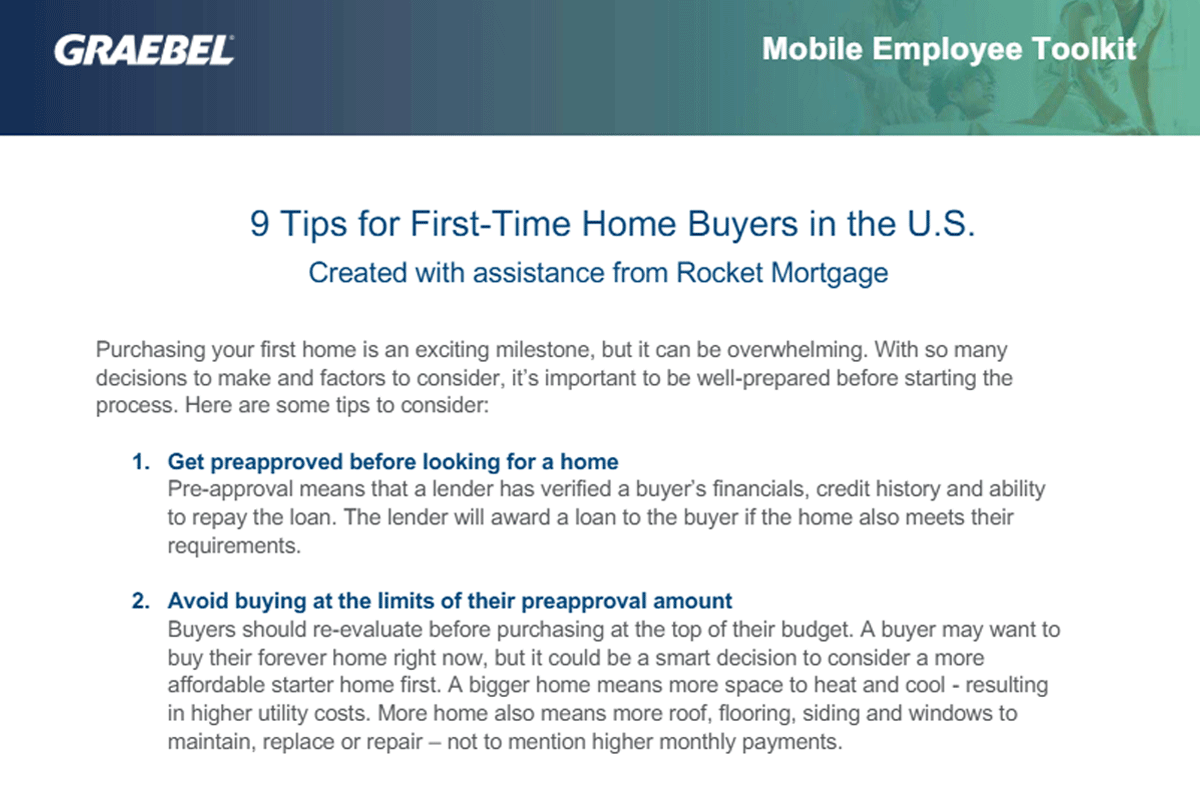 9 Tips for First-Time Home Buyers in the U.S.