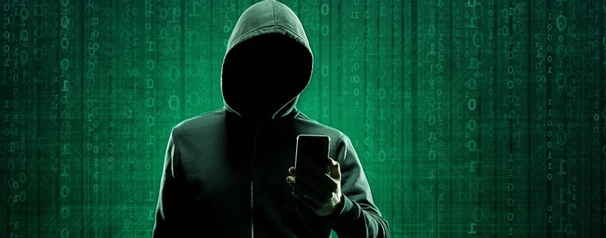Cybersecurity part two in series hooded man