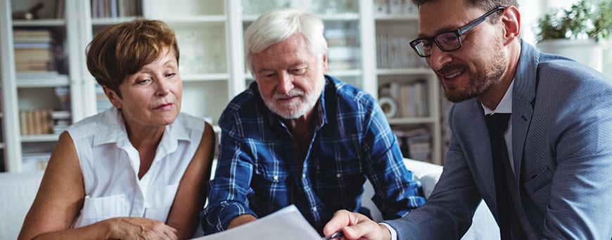 Older people planning for the future.