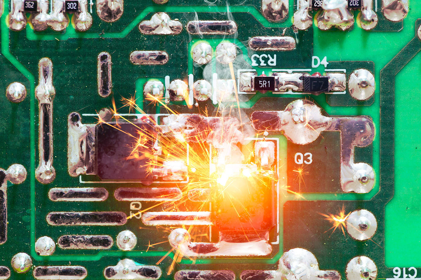 There are numerous PCB failure reasons, from power failures to component failures.