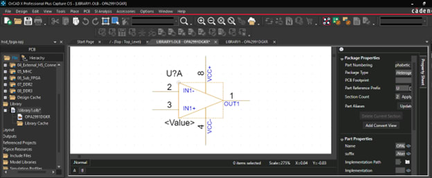 Building a part in the design canvas