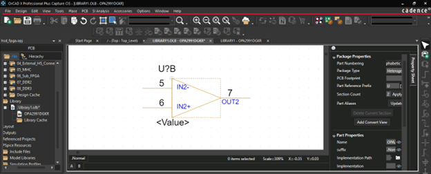 Building a part in the design canvas