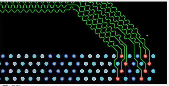 Allegro PCB Designer automatically create serpentine traces to ensure adherence to DDR timing constraints