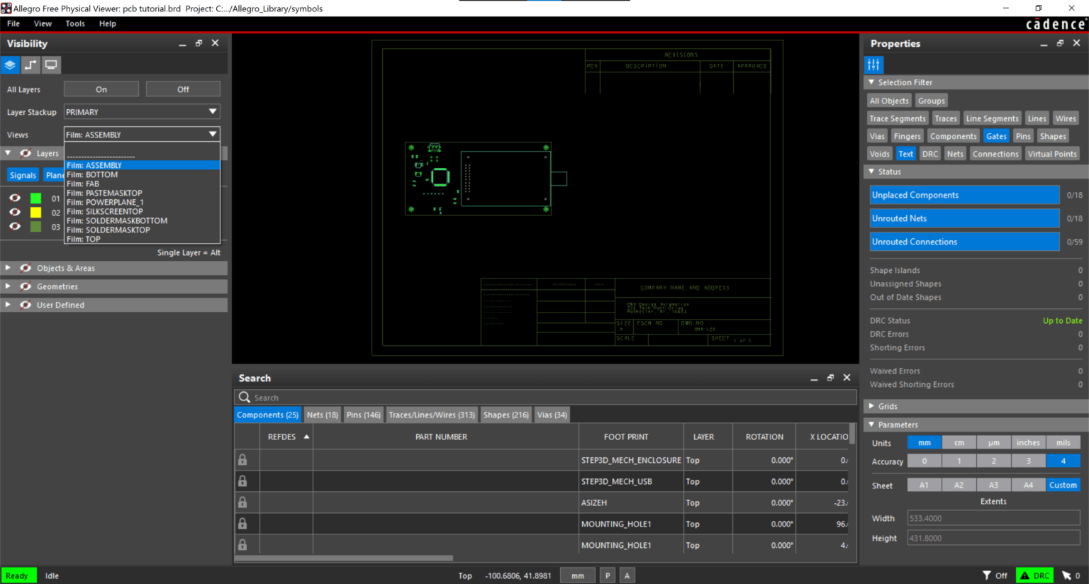 Users can select specifically which layer they’d like to view on the left side panel.